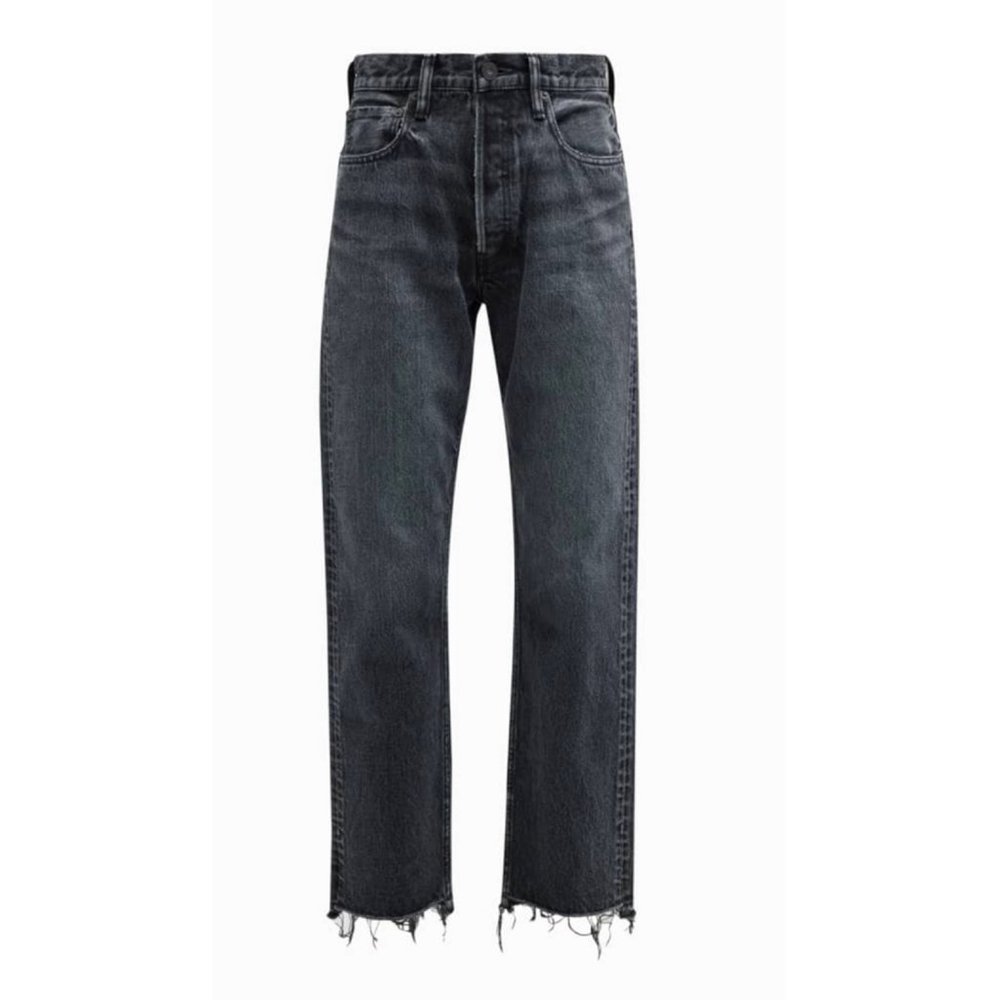 Moussy Vintage Detroit Wide Straight Leg Black Jeans NWT Size 27 - Picture 3 of 15